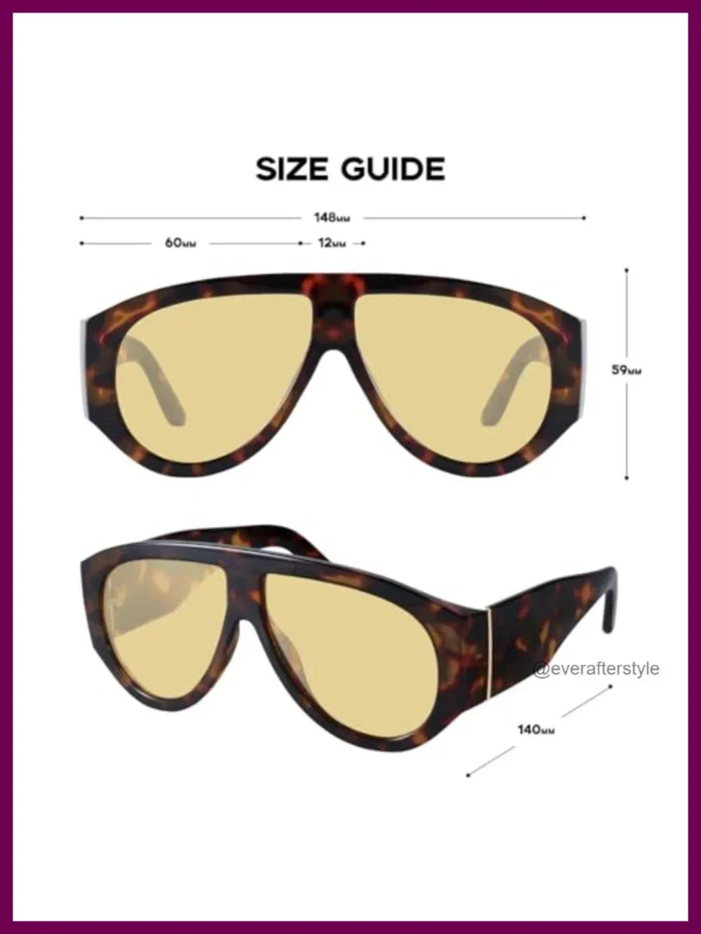 Oversized Retro Aviator Sunglasses Women UV400 Protection Chunky Plastic Frame